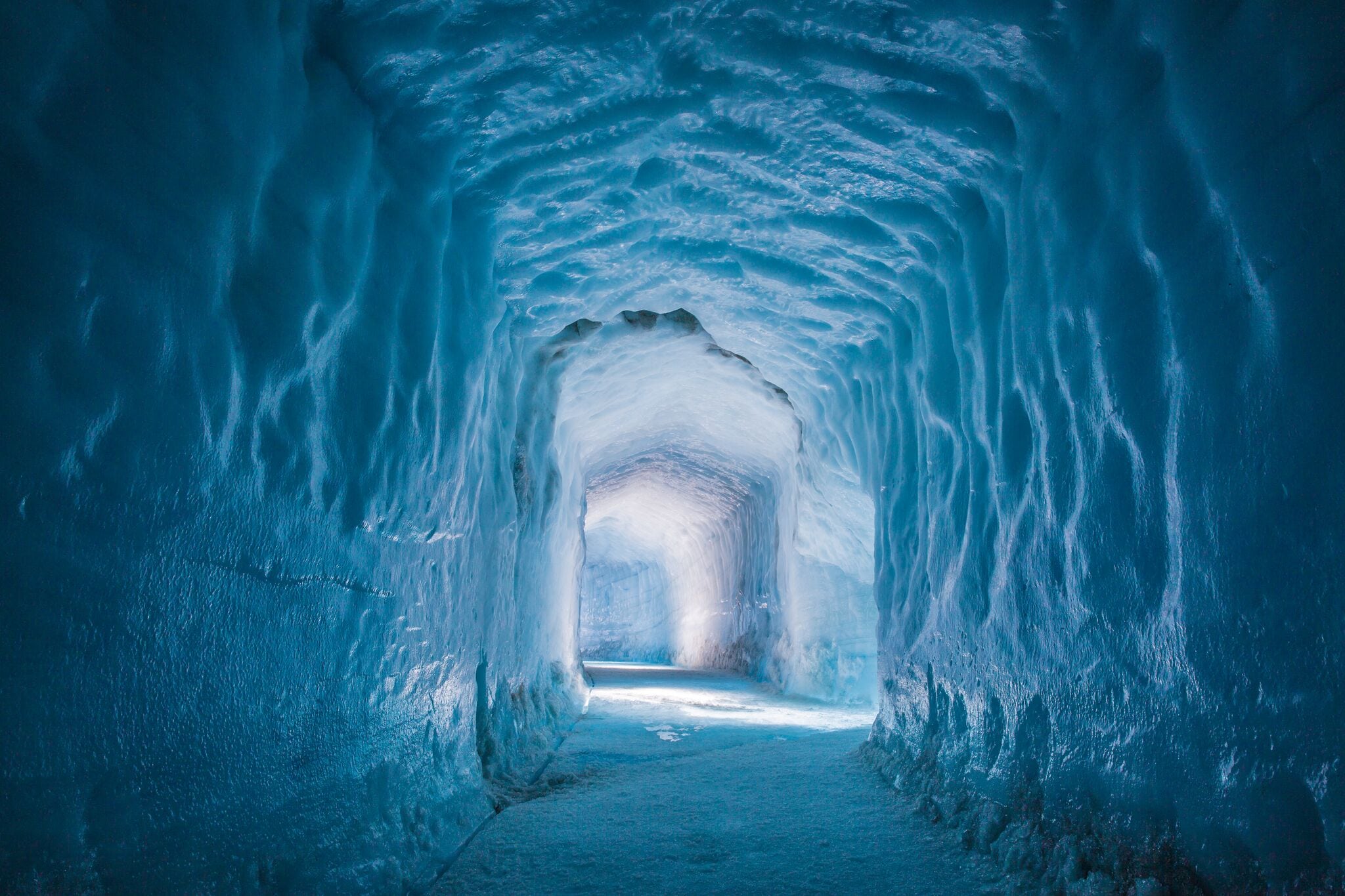 Into the Glacier ice cave